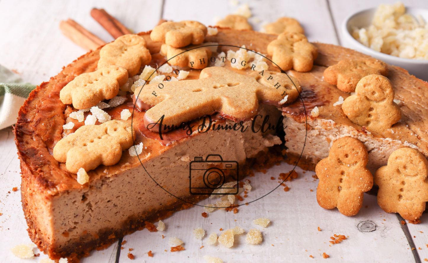 Gingerbread peanut butter cheesecake  - exclusive set