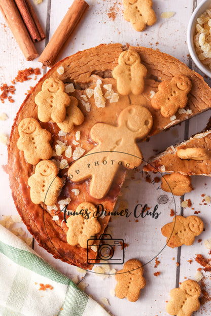 Gingerbread peanut butter cheesecake  - PLR set