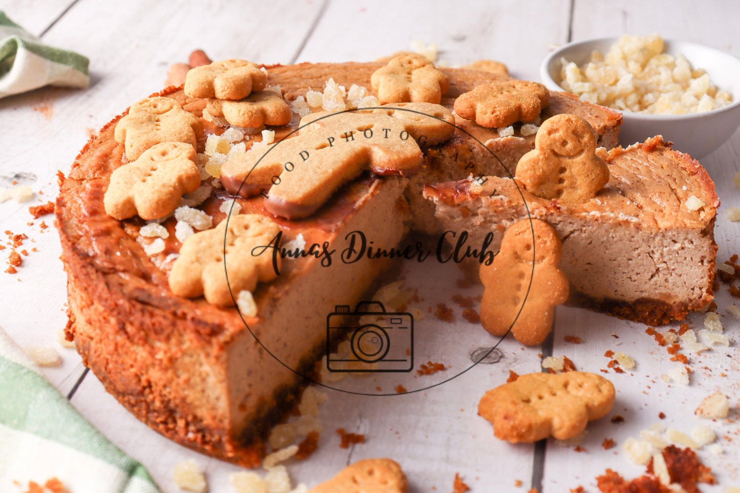Gingerbread peanut butter cheesecake  - exclusive set