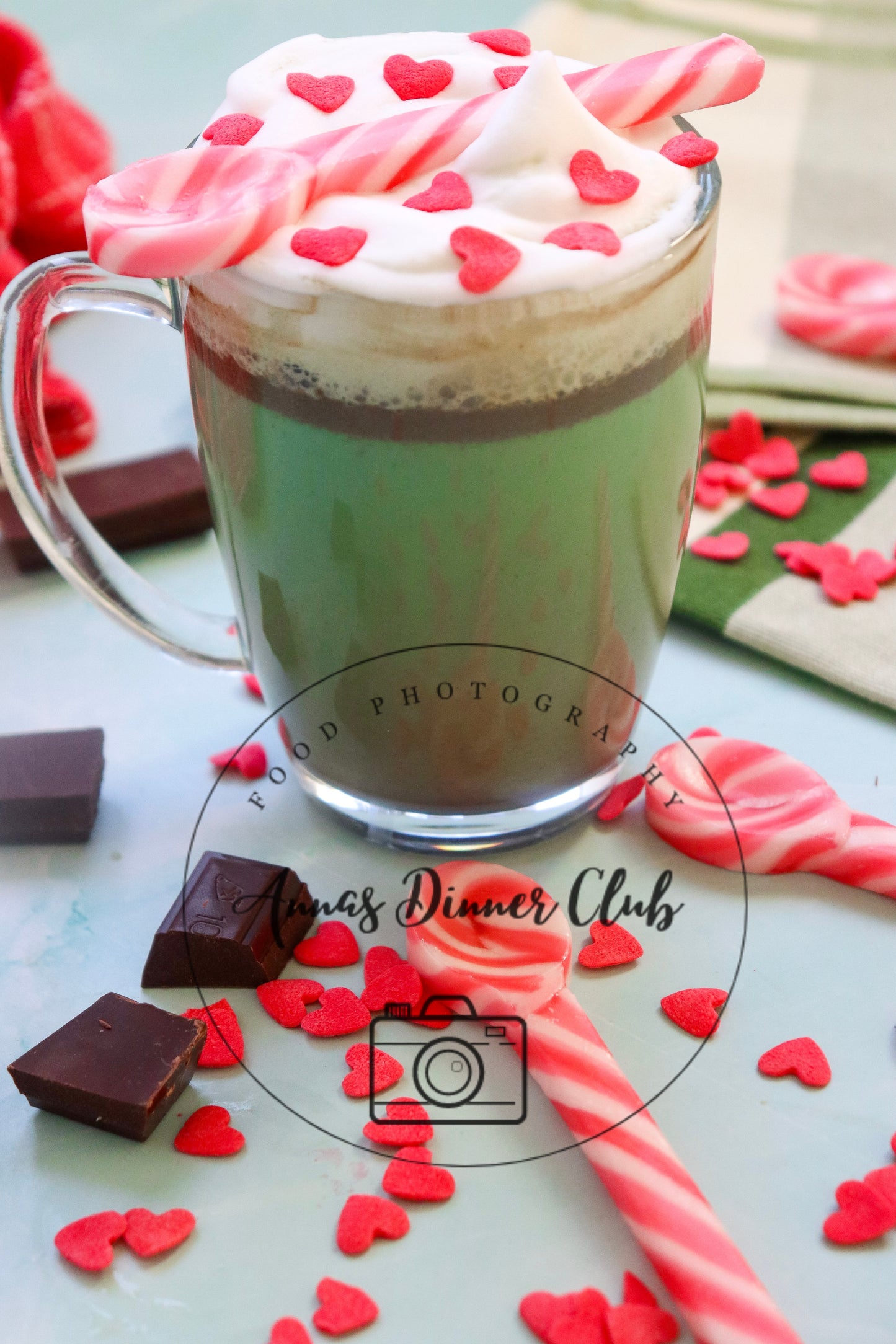 Grinch hot chocolate   - exclusive set