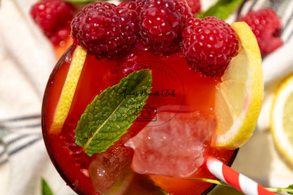 Raspberry Mojito Mocktail PLR set