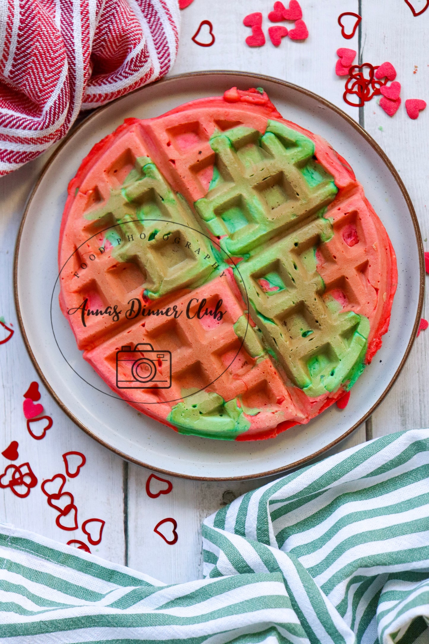 Grinch waffles  - exclusive set