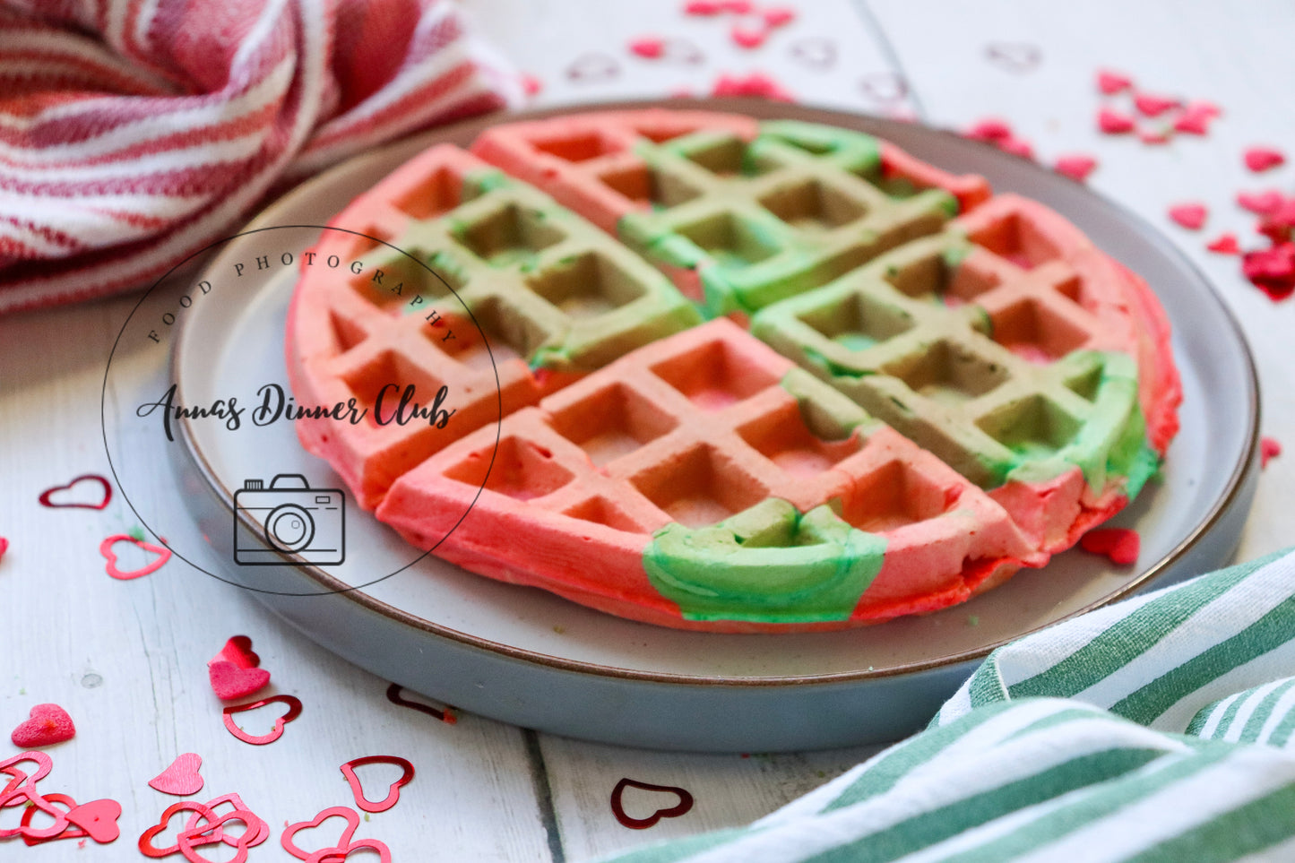 Grinch waffles  - exclusive set