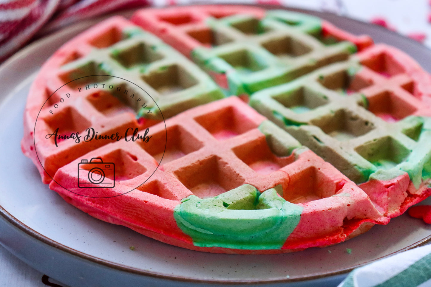 Grinch waffles  - exclusive set