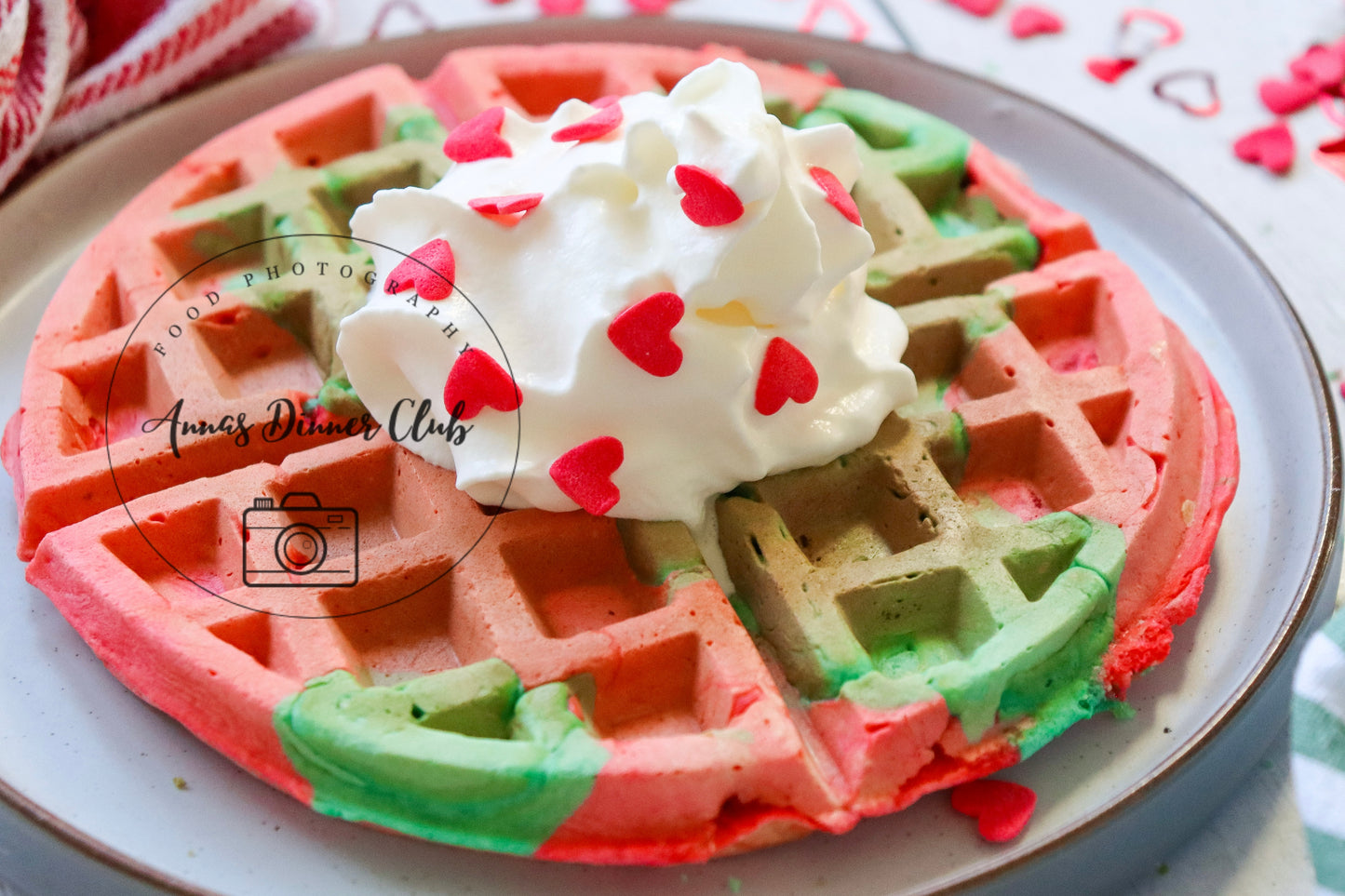Grinch waffles  - exclusive set