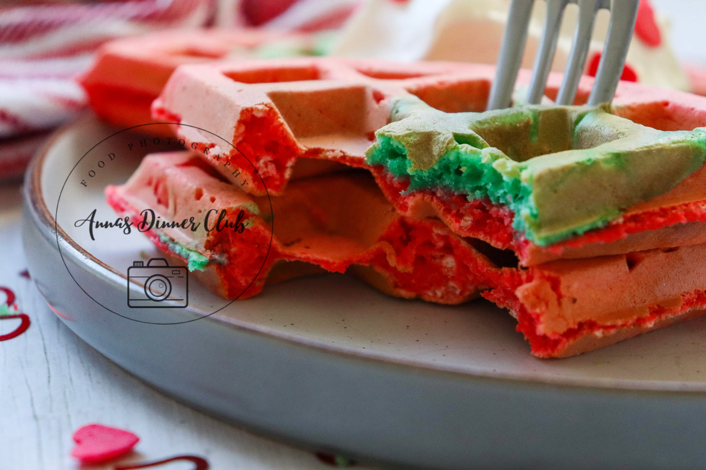 Grinch waffles  - exclusive set