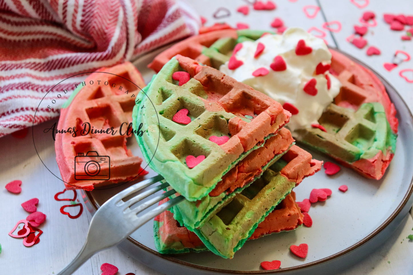 Grinch waffles  - exclusive set