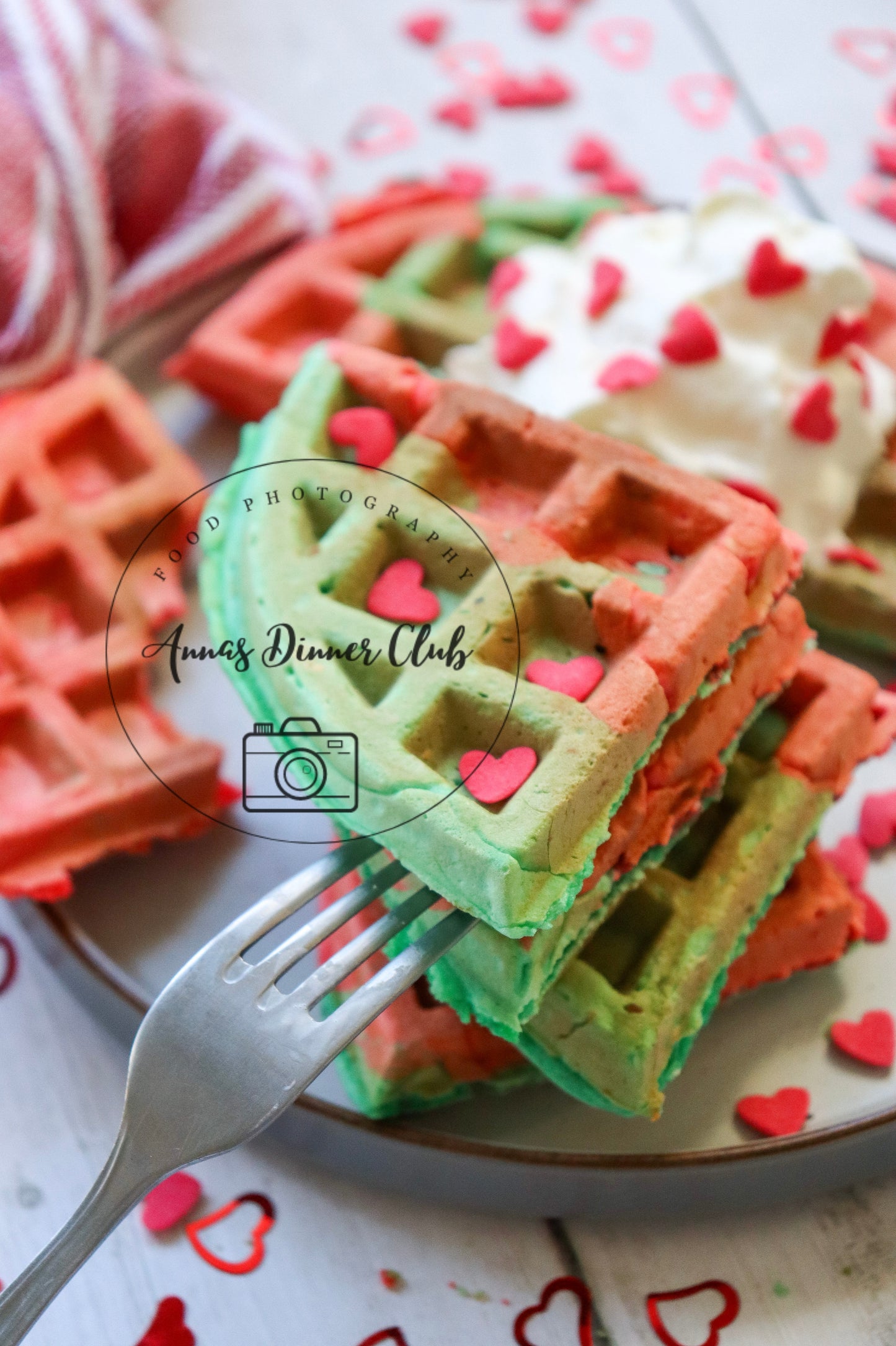 Grinch waffles  - exclusive set