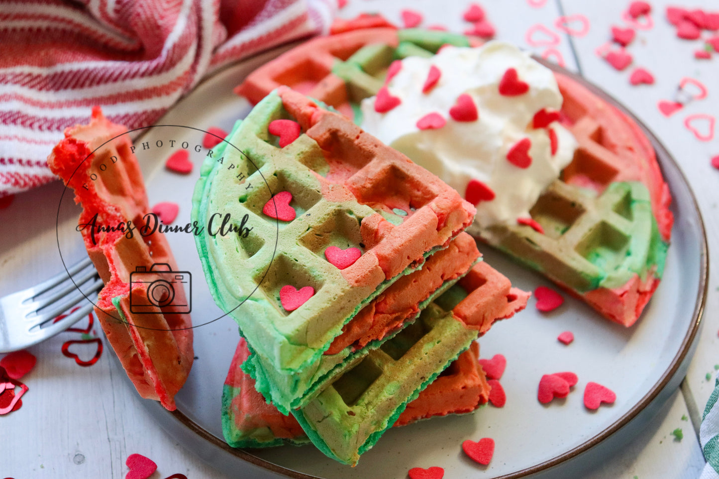 Grinch waffles  - exclusive set