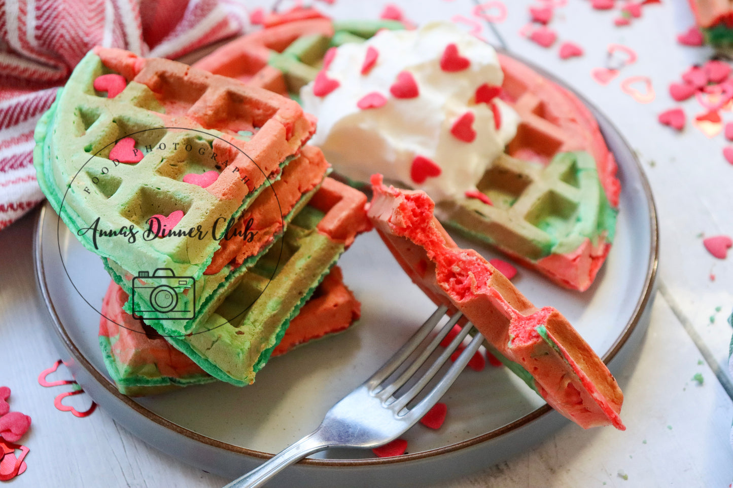 Grinch waffles  - exclusive set