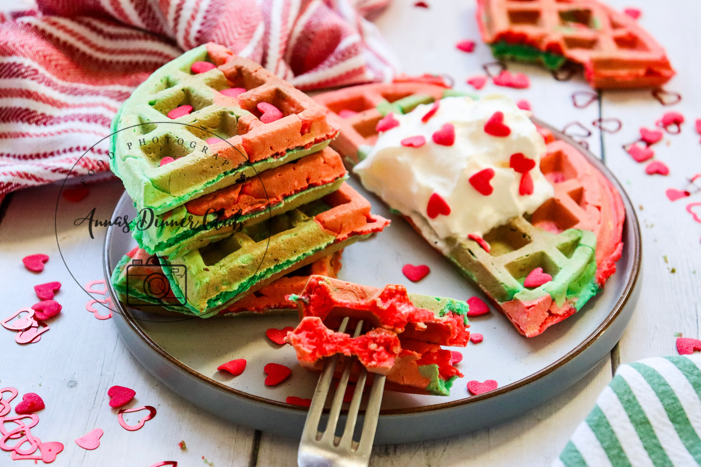 Grinch waffles  - exclusive set