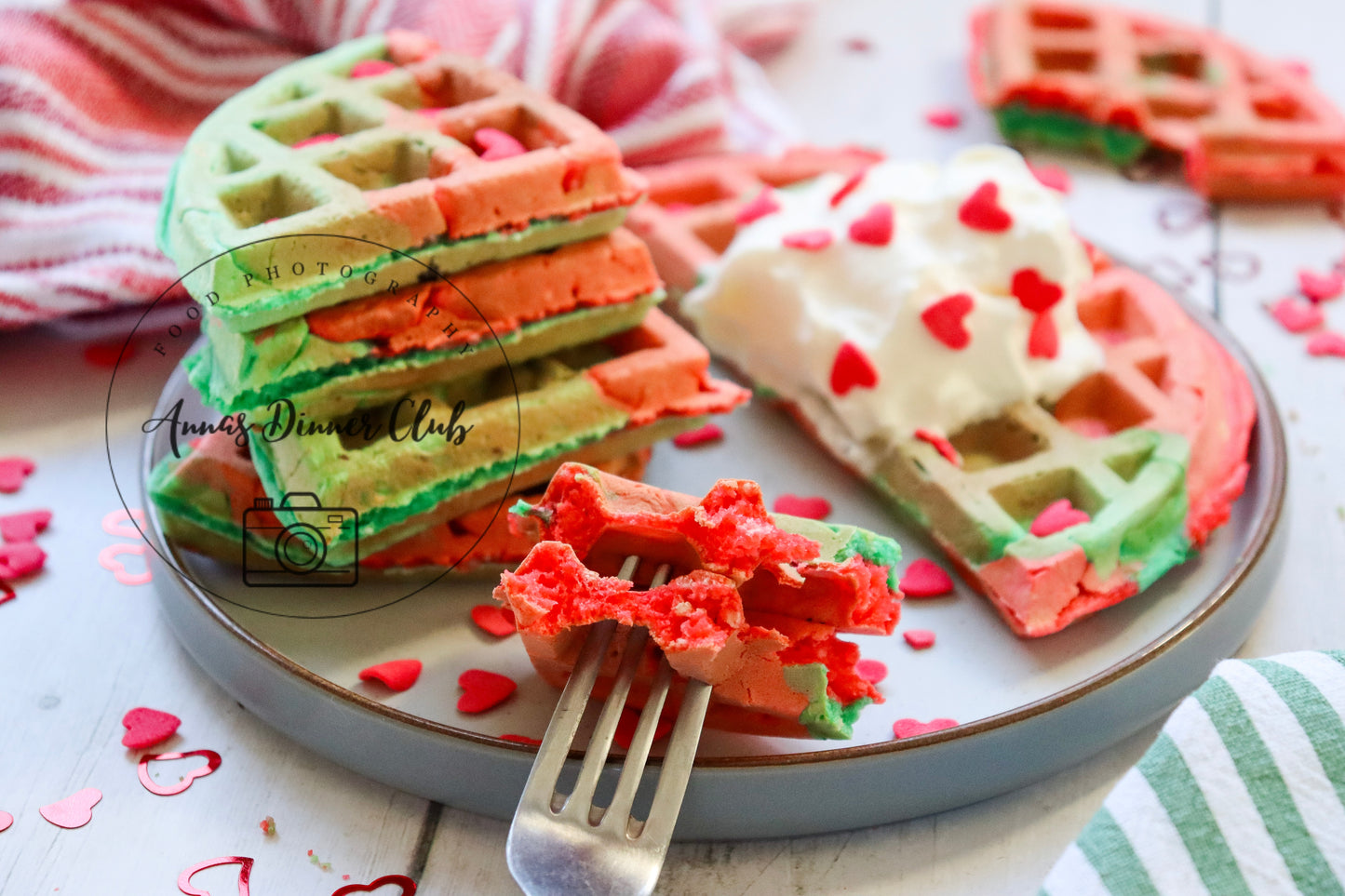Grinch waffles  - exclusive set