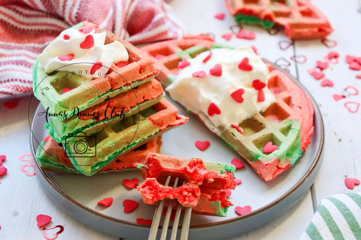 Grinch waffles  - exclusive set