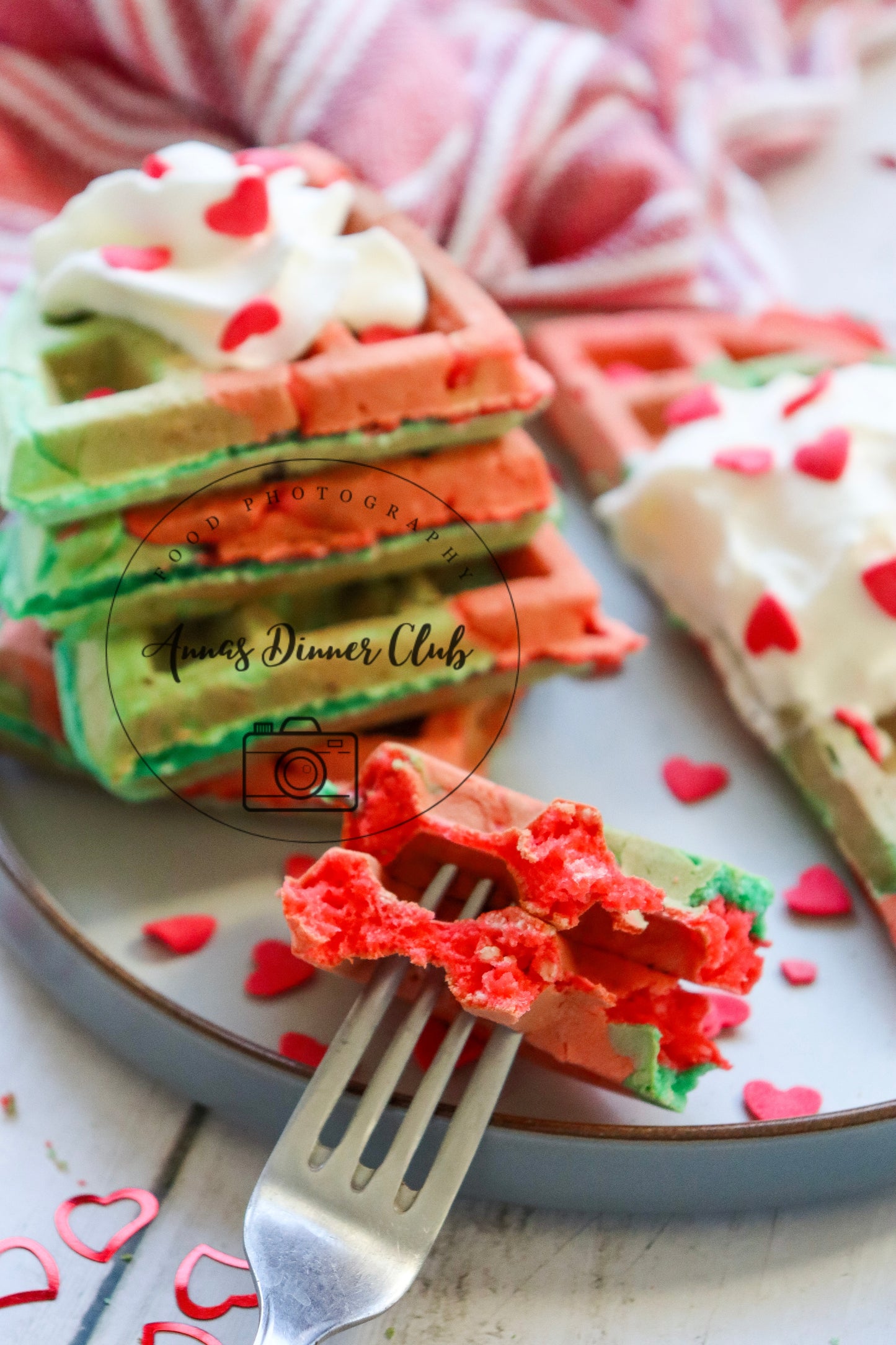 Grinch waffles  - exclusive set