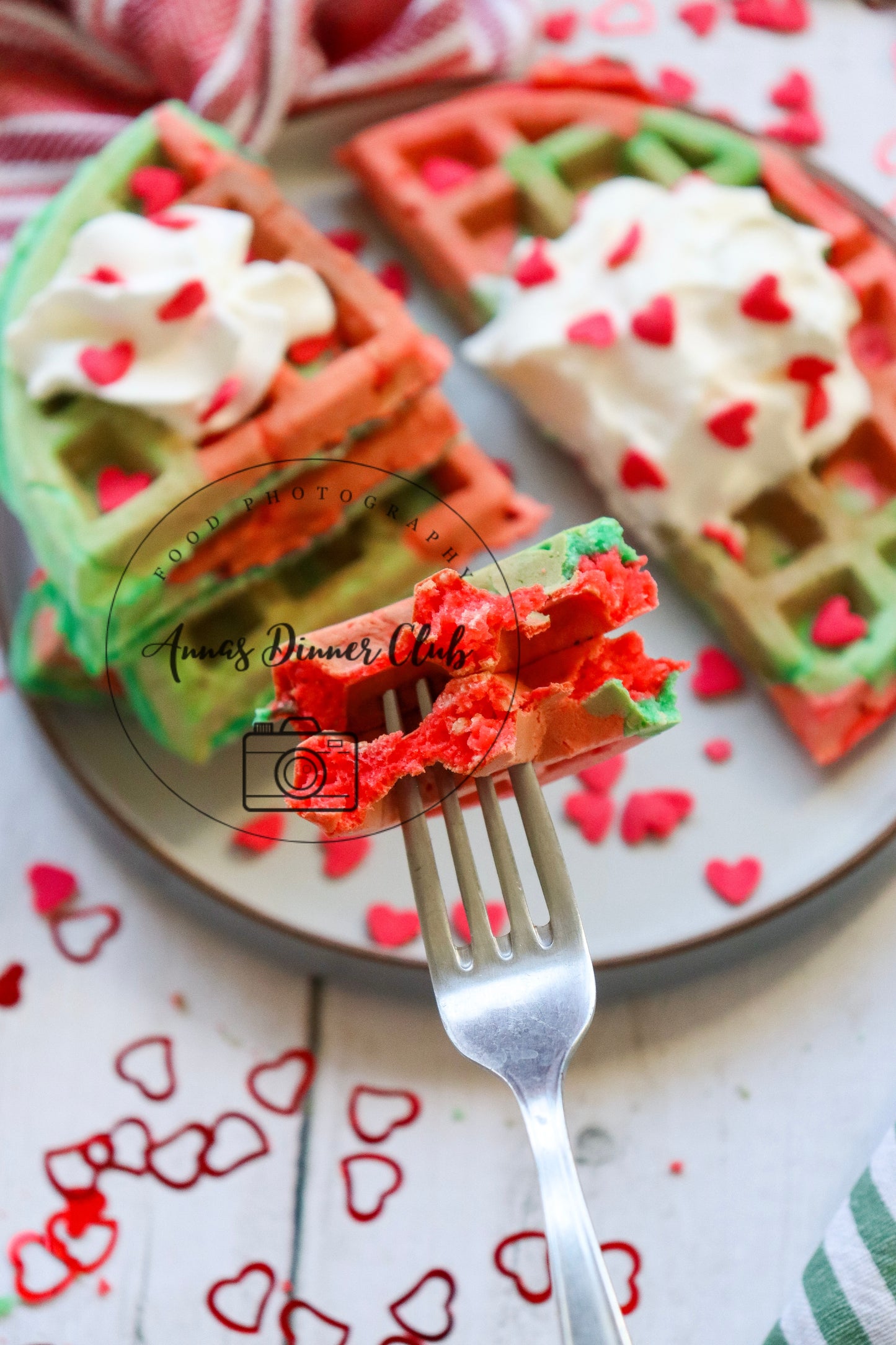 Grinch waffles  - exclusive set