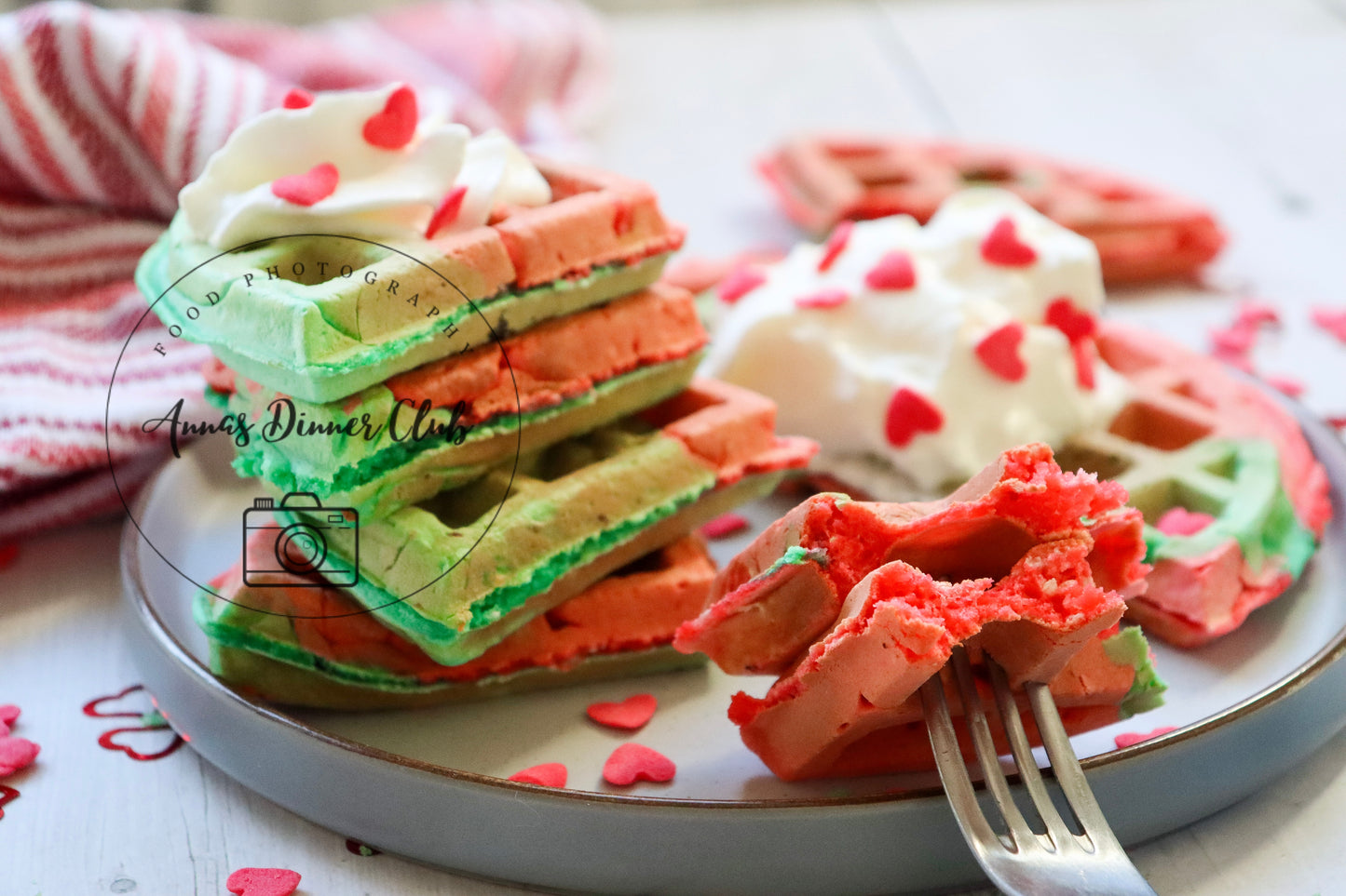 Grinch waffles  - exclusive set