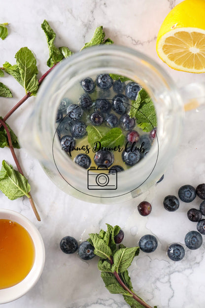 Blueberry Mojito Mocktail PLR set