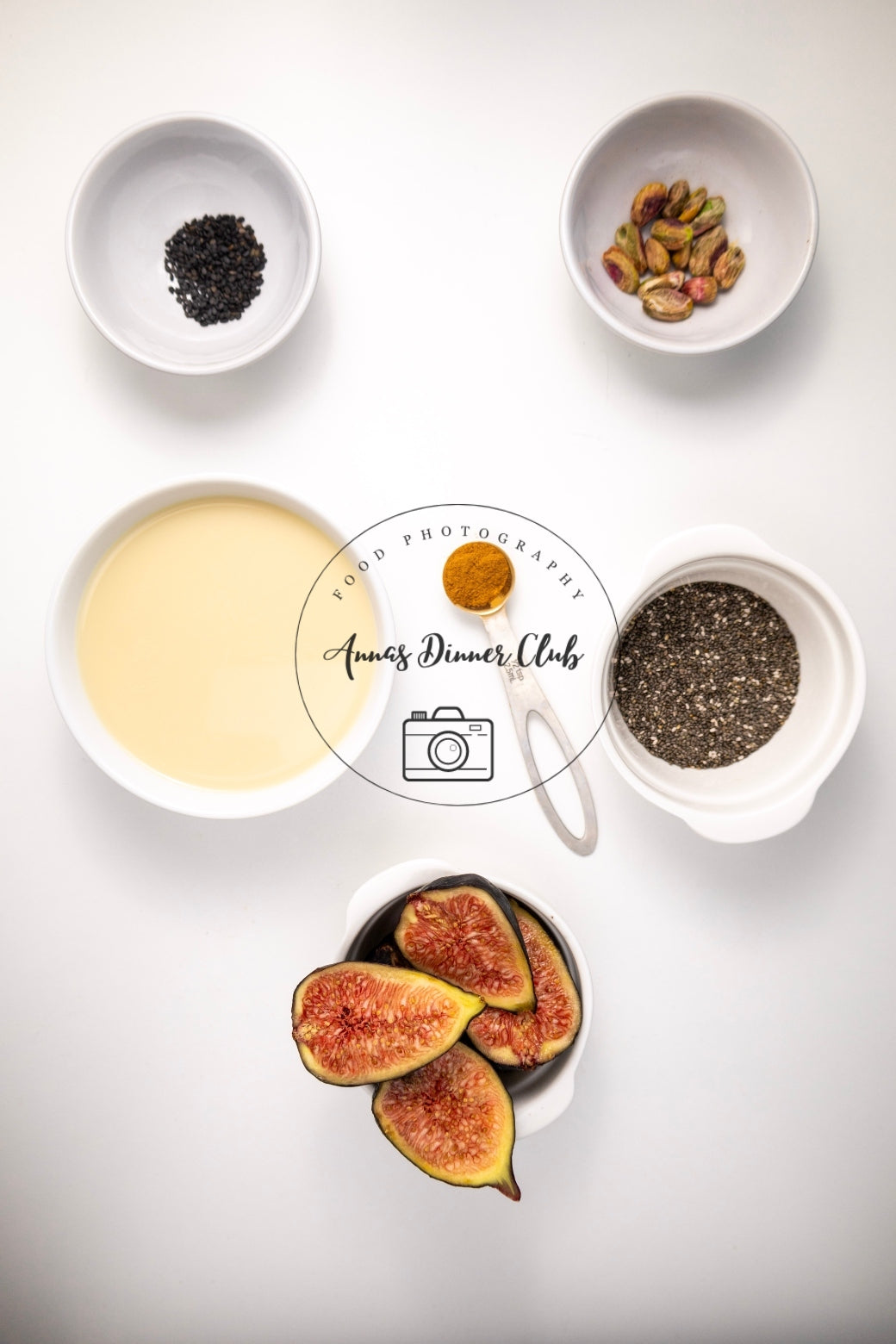 Chia pudding with figs PLR set