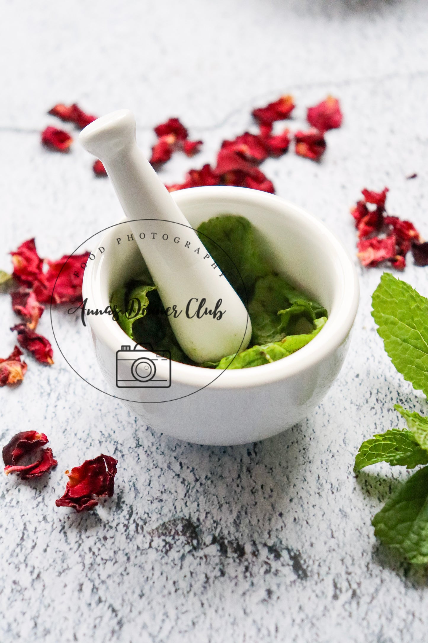 Rose Mojito Mocktail - exclusive set