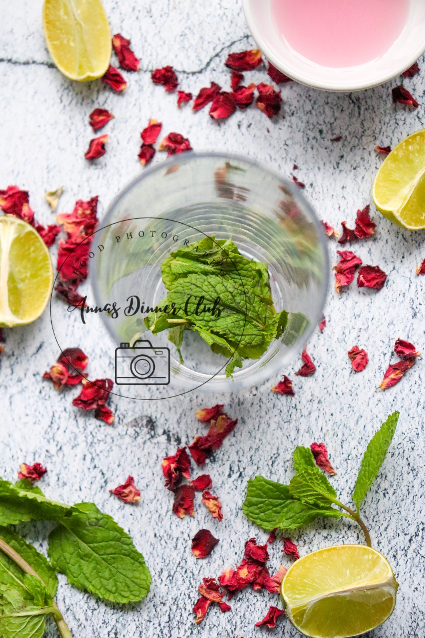 Rose Mojito Mocktail - exclusive set