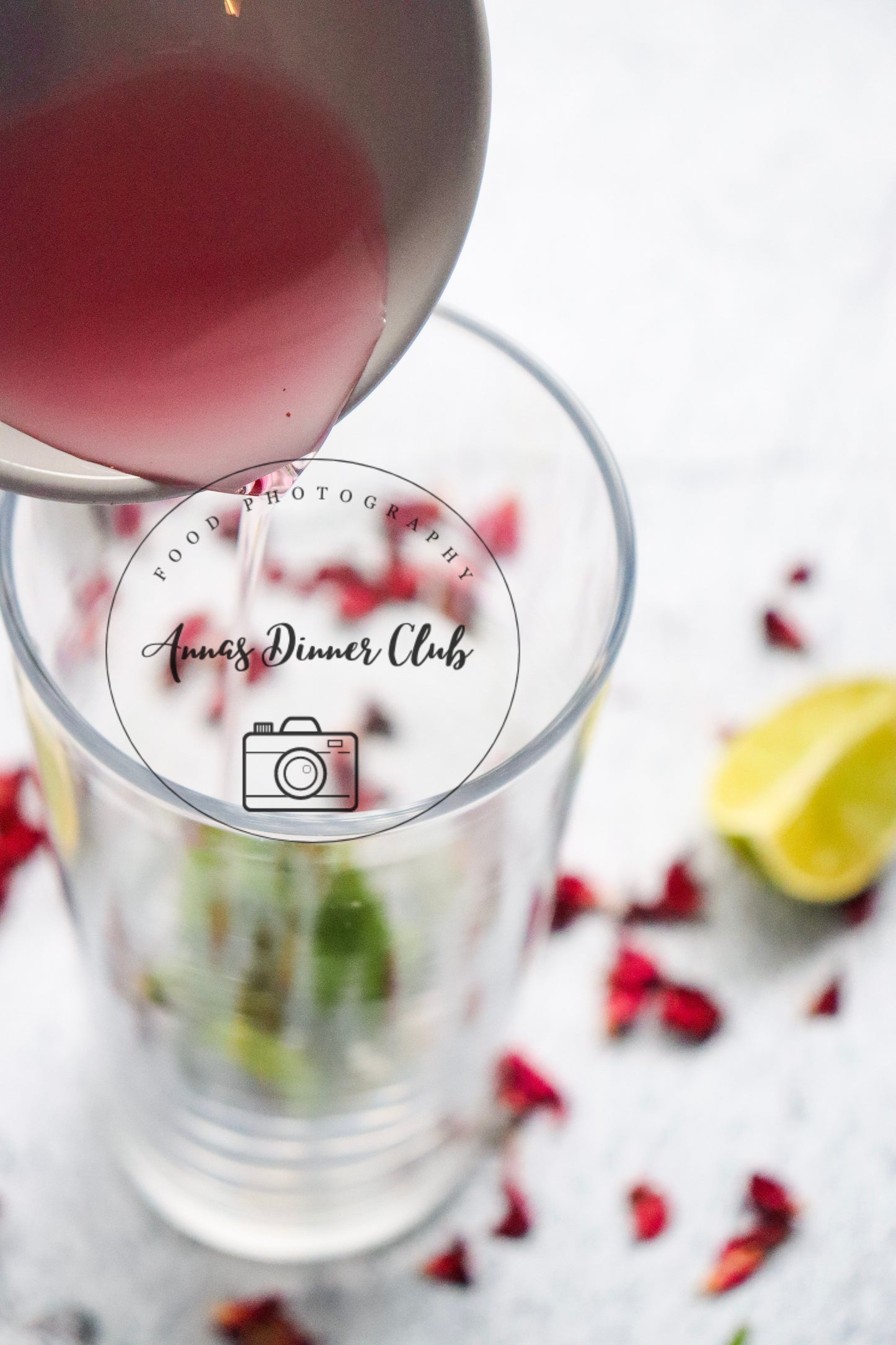 Rose Mojito Mocktail - exclusive set