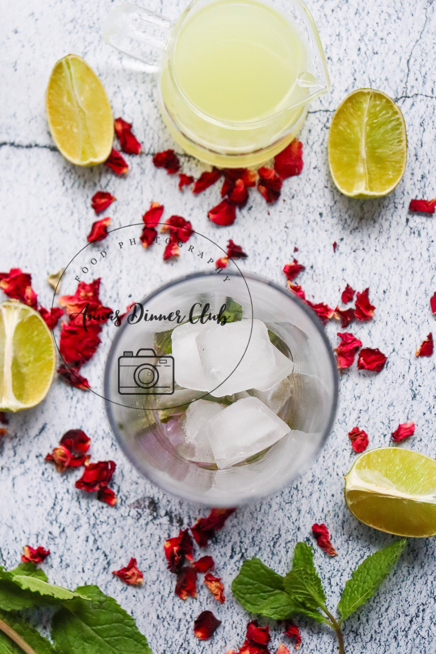 Rose Mojito Mocktail - exclusive set