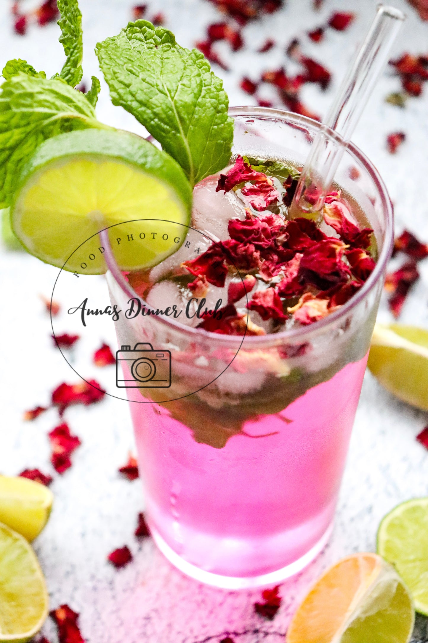 Rose Mojito Mocktail - exclusive set