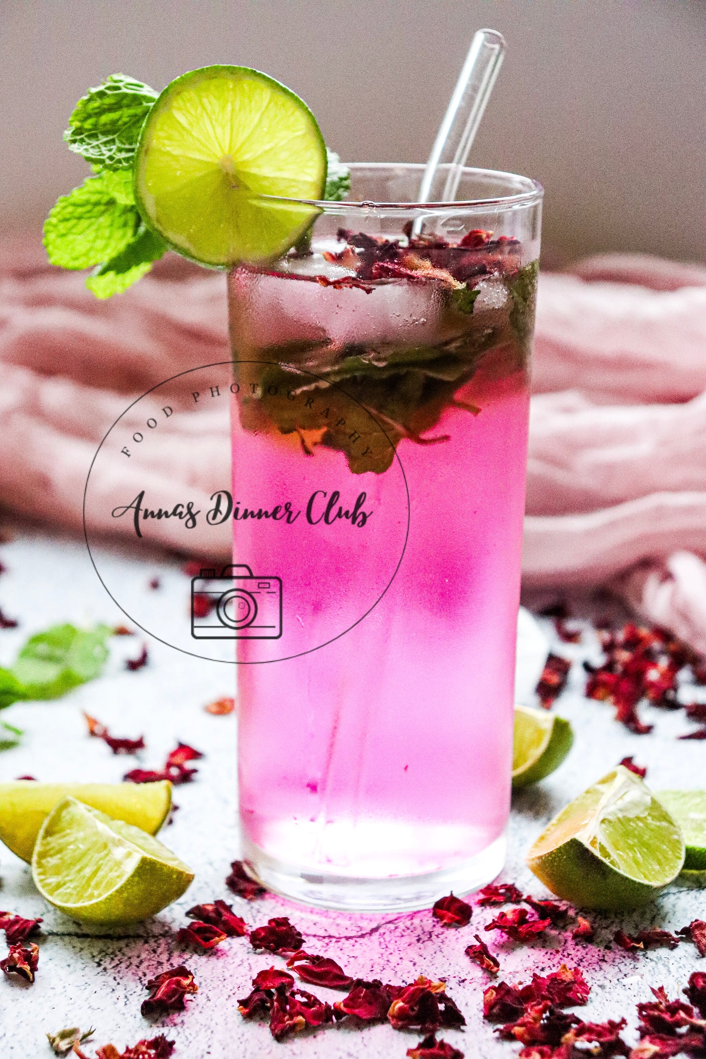 Rose Mojito Mocktail - exclusive set