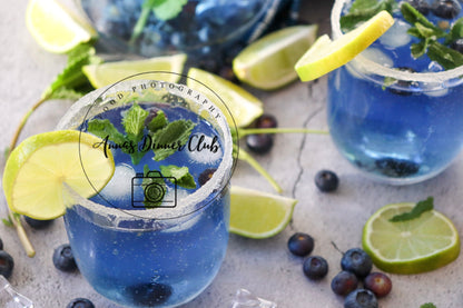 Blueberry Mojito Mocktail PLR set