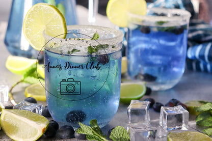 Blueberry Mojito Mocktail PLR set