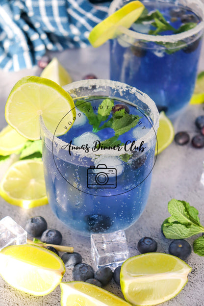 Blueberry Mojito Mocktail PLR set