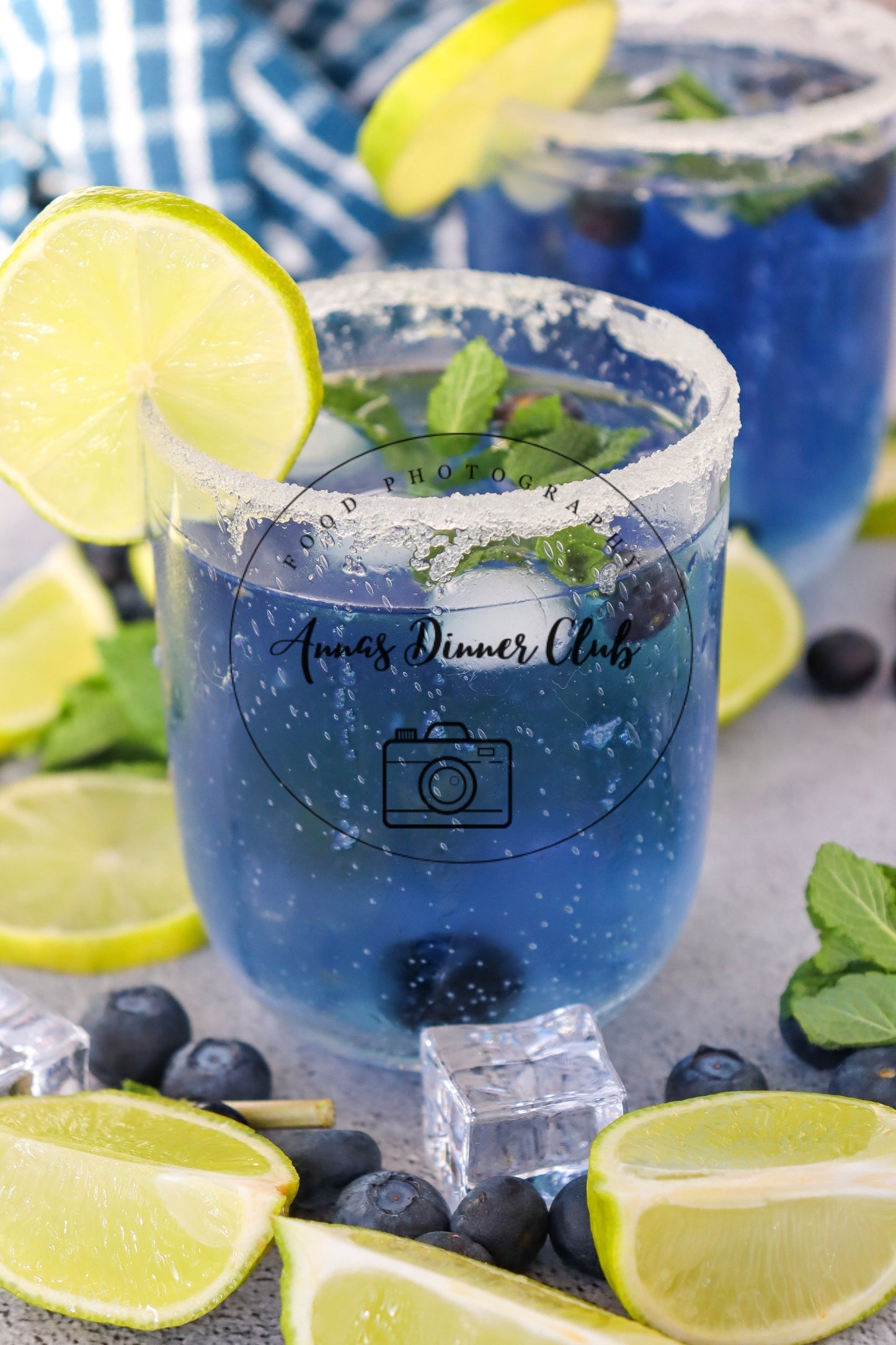 Blueberry Mojito Mocktail PLR set