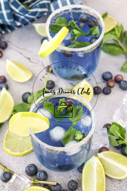 Blueberry Mojito Mocktail PLR set