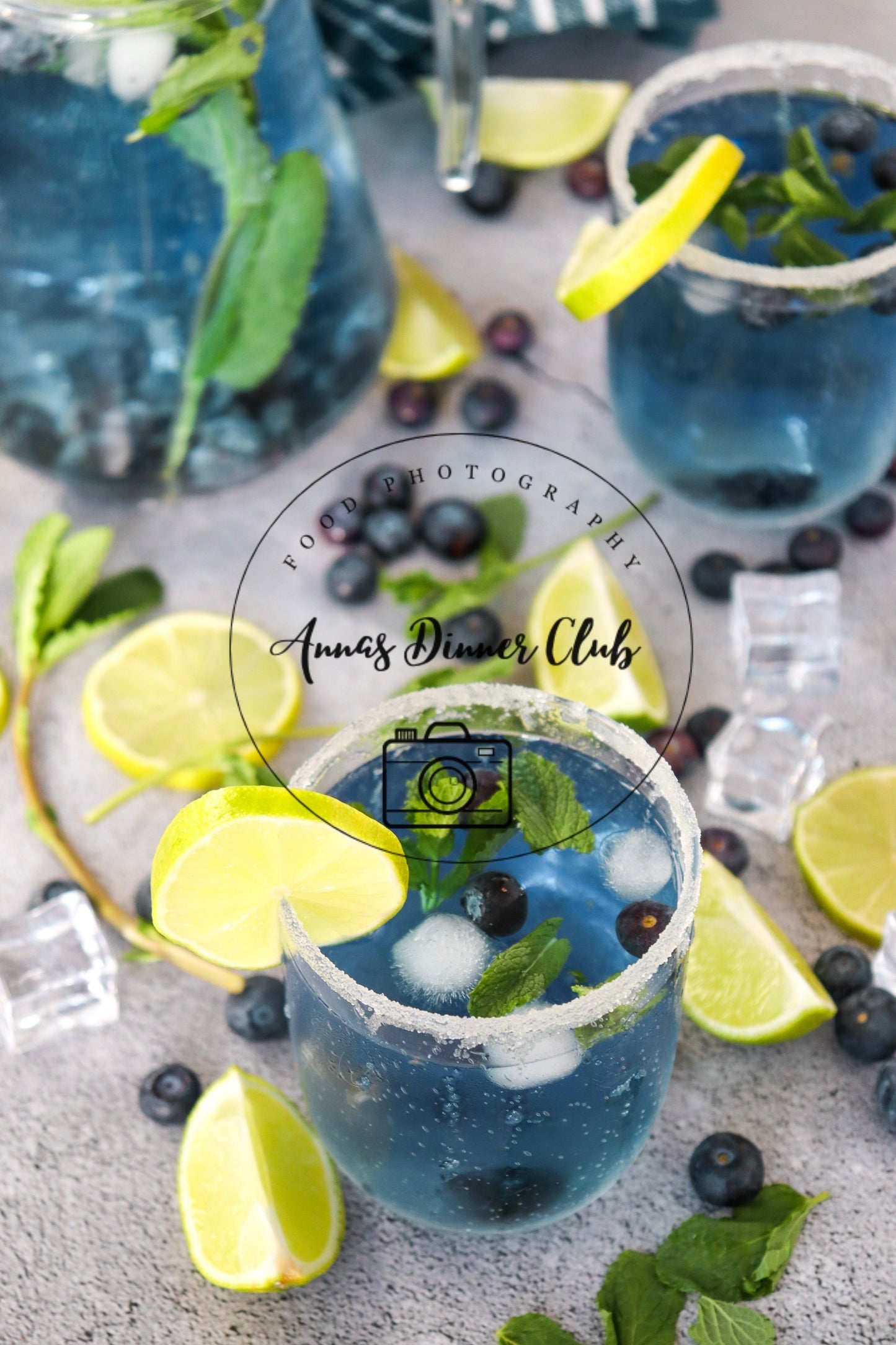 Blueberry Mojito Mocktail PLR set