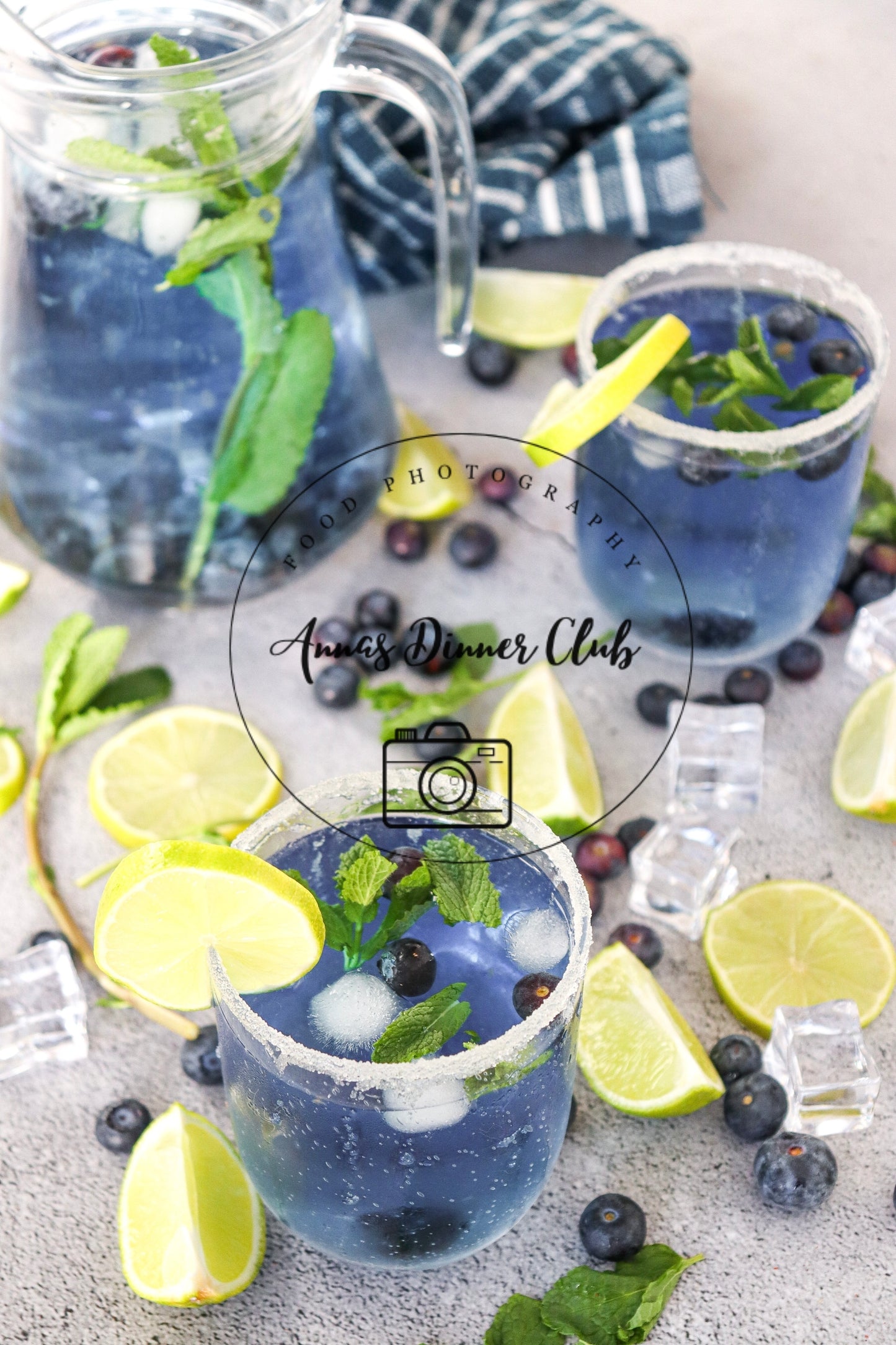 Blueberry Mojito Mocktail PLR set