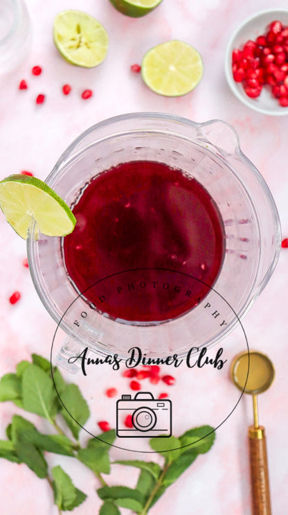 Virgin Pomegranate Fizz Mocktail PLR limited set