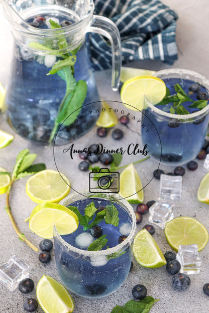 Blueberry Mojito Mocktail PLR set