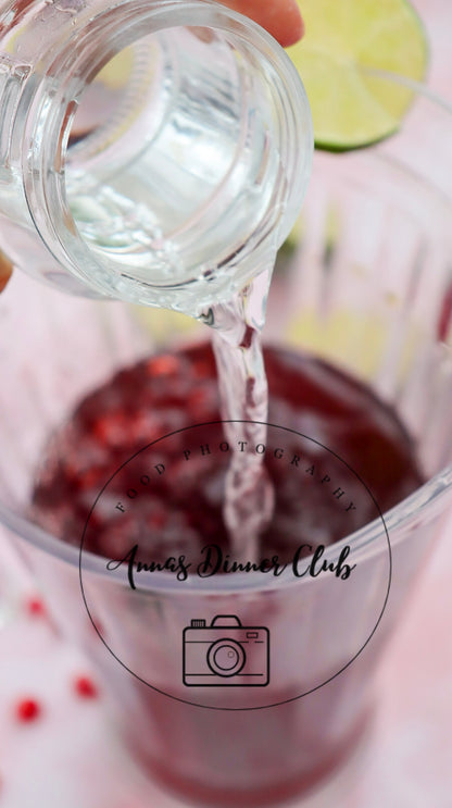 Virgin Pomegranate Fizz Mocktail PLR limited set