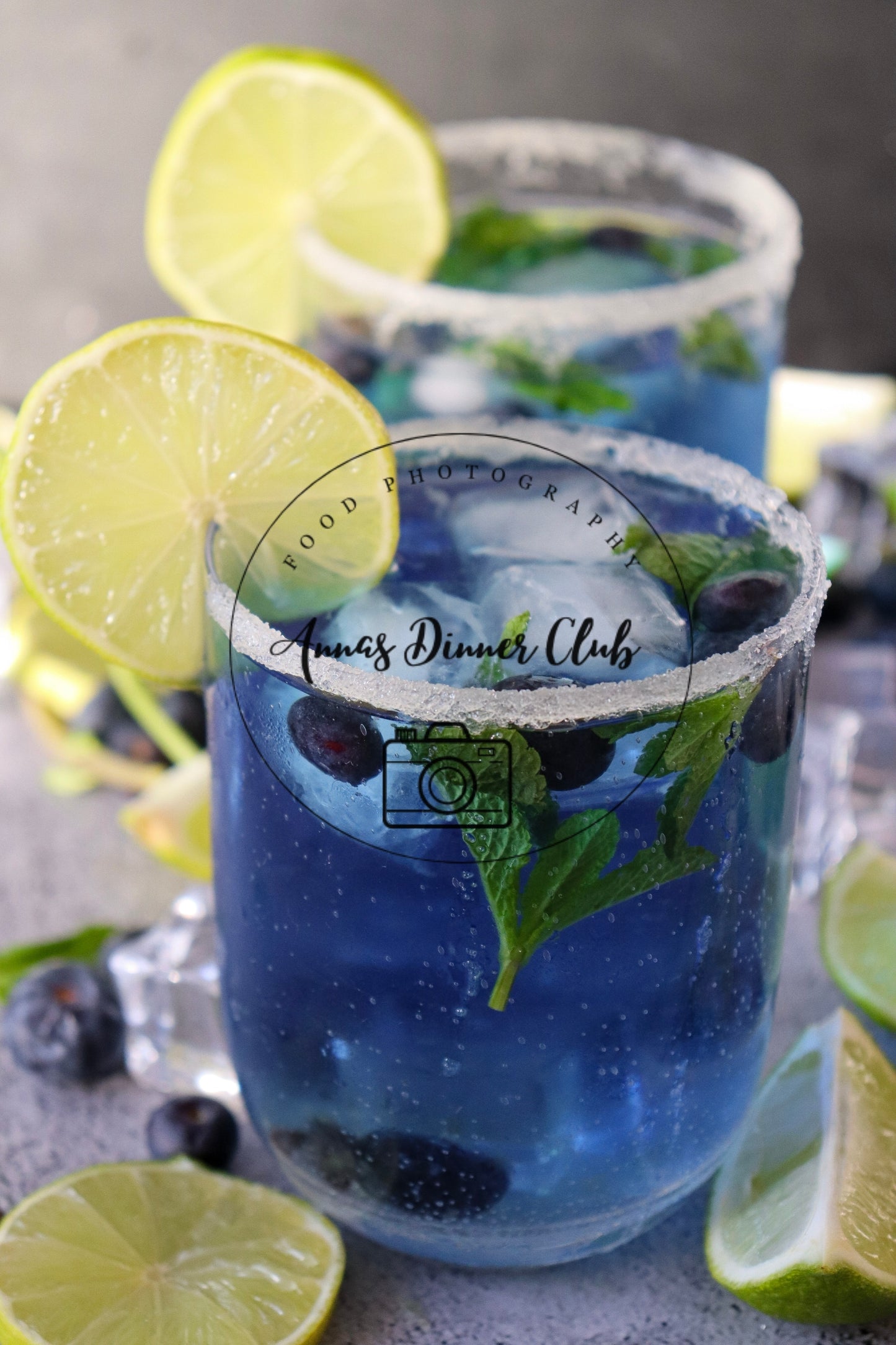 Blueberry Mojito Mocktail PLR set