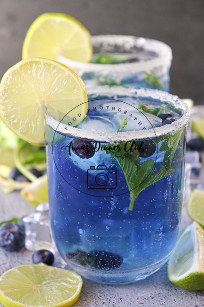 Blueberry Mojito Mocktail PLR set