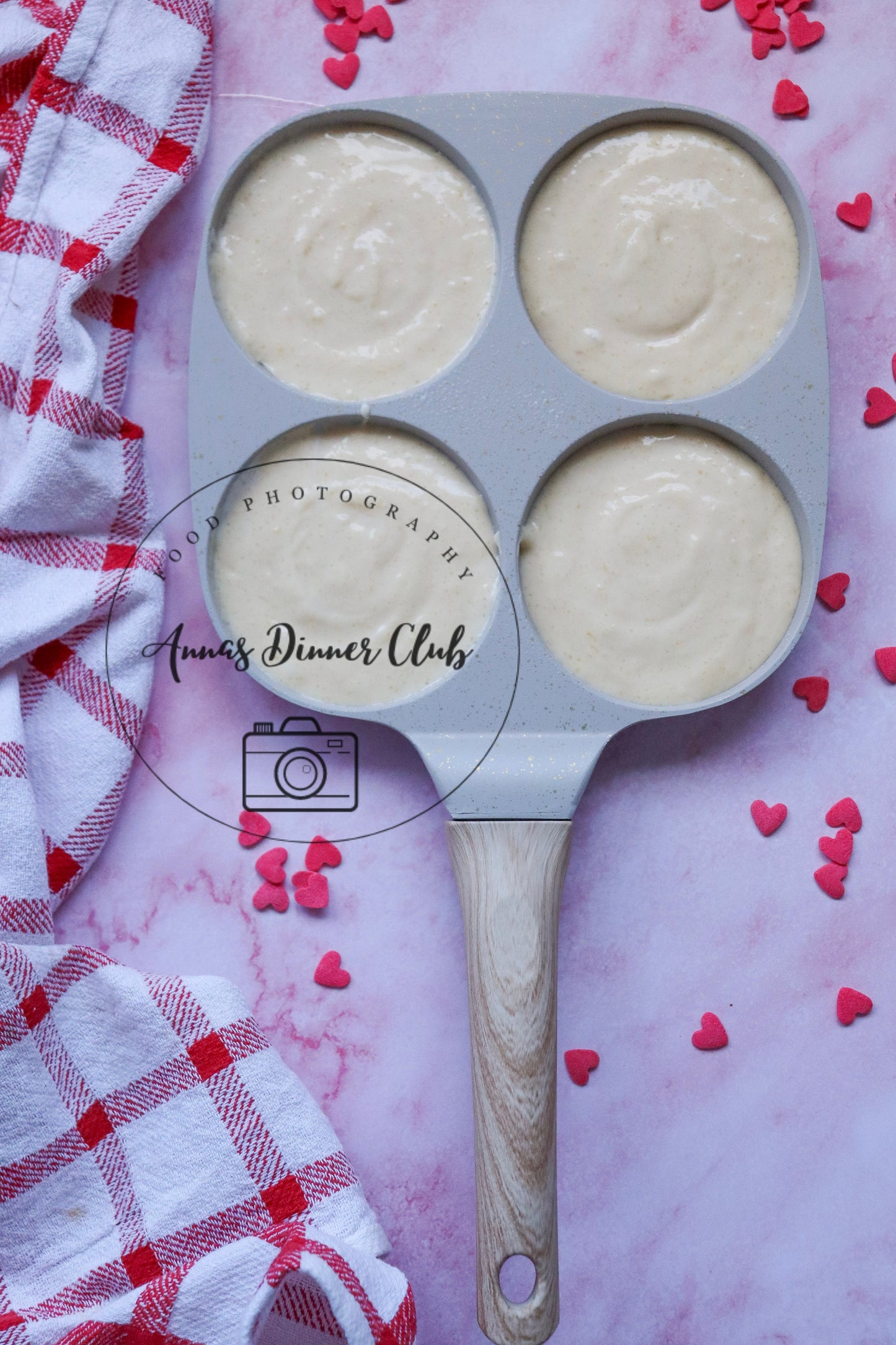 Buttermilk Valentine Pancakes - exclusive set