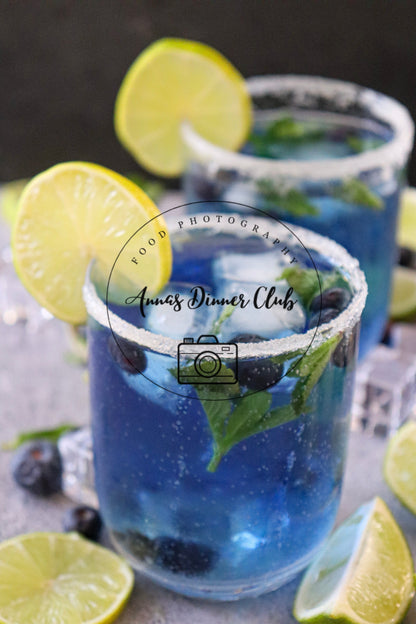 Blueberry Mojito Mocktail PLR set