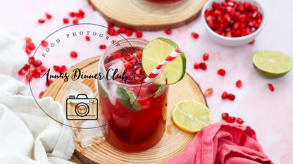 Virgin Pomegranate Fizz Mocktail PLR limited set