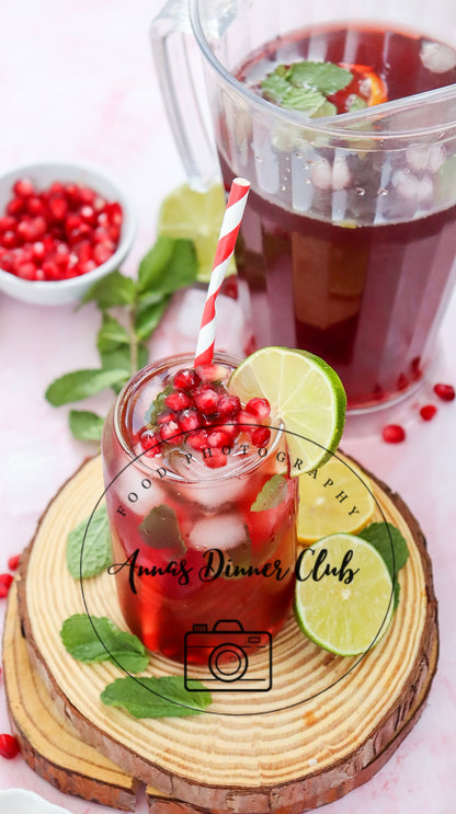 Virgin Pomegranate Fizz Mocktail PLR limited set