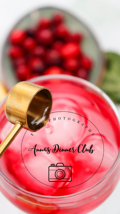 Cranberry Spritz Mocktail PLR limited set