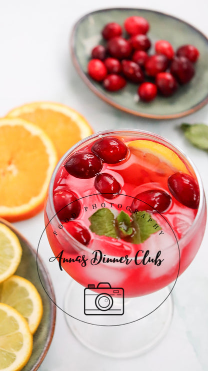 Cranberry Spritz Mocktail PLR limited set