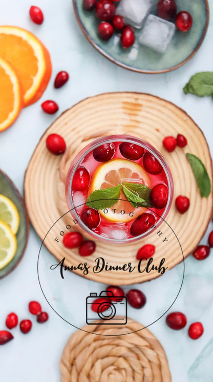 Cranberry Spritz Mocktail PLR limited set