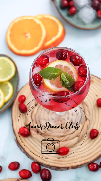 Cranberry Spritz Mocktail PLR limited set