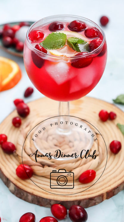 Cranberry Spritz Mocktail PLR limited set