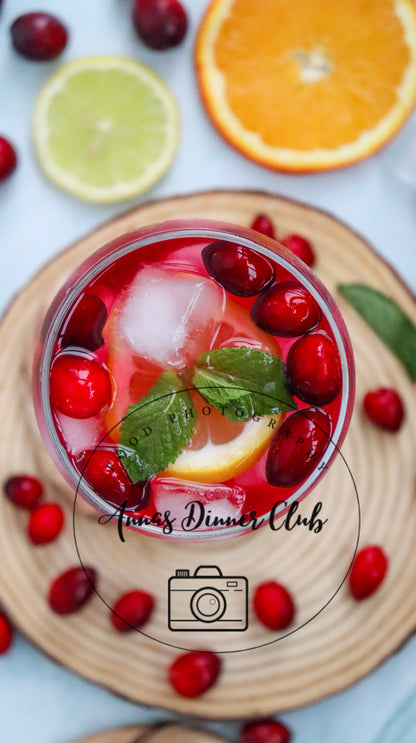 Cranberry Spritz Mocktail PLR limited set